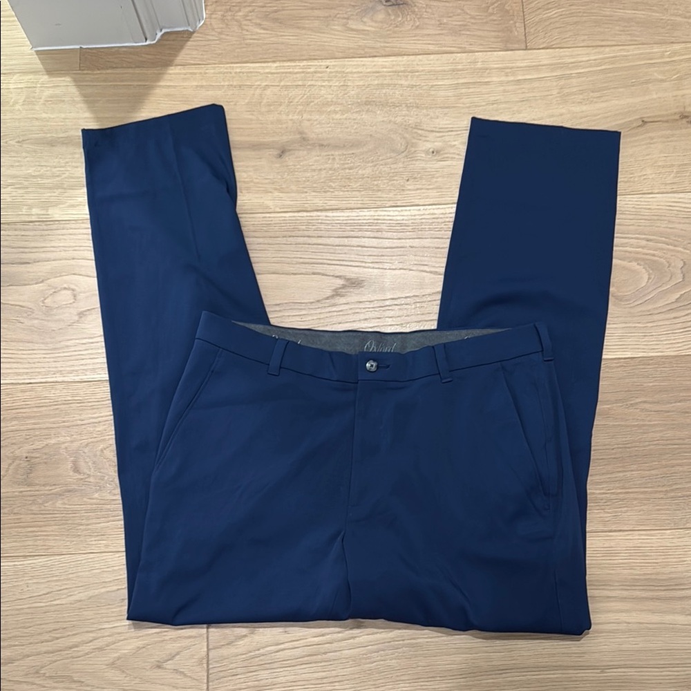 Oxford Men's Deep Blue Chinos